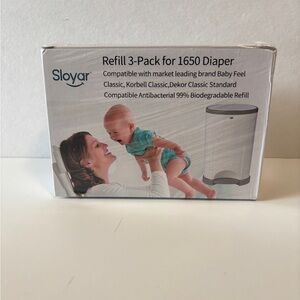 Sloyar Diaper Pail Refill 3-Pack